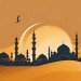 silhouette of mosque in sunset, silhouette of mosque, silhouette of mosque ramadan, silhouette of mosque ramadhan, magrib, ramadan bulan puasa, promosi untuk bulan ramadan